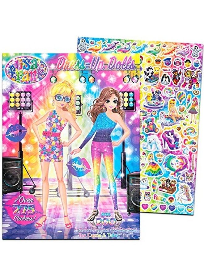 Lisa Frank - 2-Paper Dolls Activity Set 10.6 x 7.8 x 0.2inch - Image 1