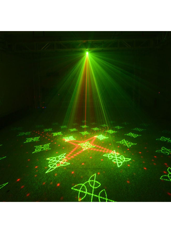 60 Patterns Stage Light Disco Party LED Sound Control Strobe Lamp with Remote Black 10.6 x 9 x 9.6cm