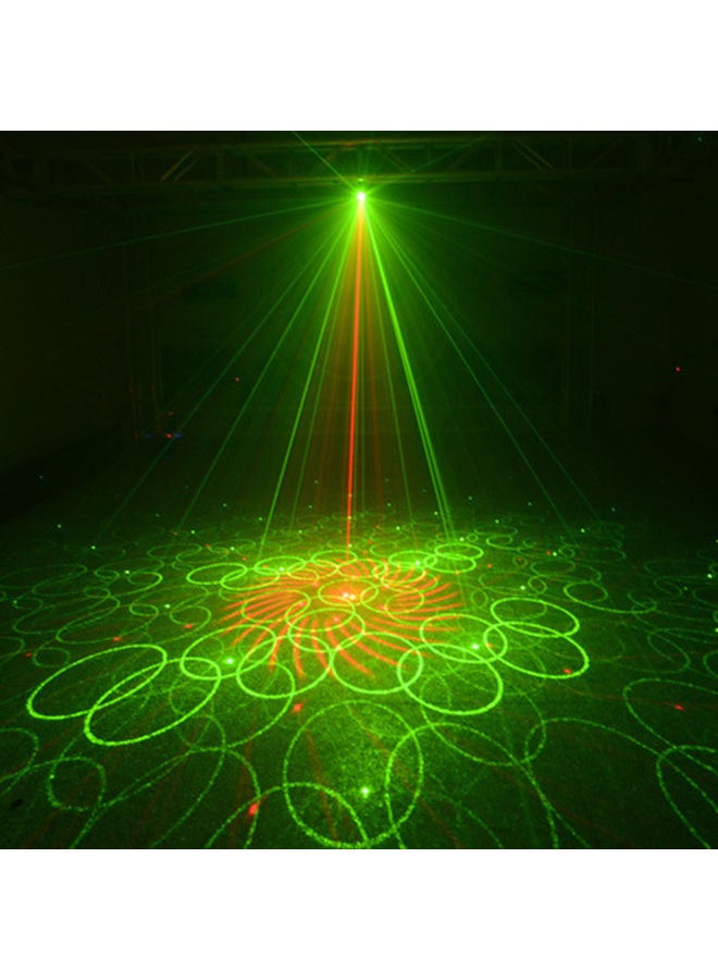 60 Patterns Stage Light Disco Party LED Sound Control Strobe Lamp with Remote Black 10.6 x 9 x 9.6cm