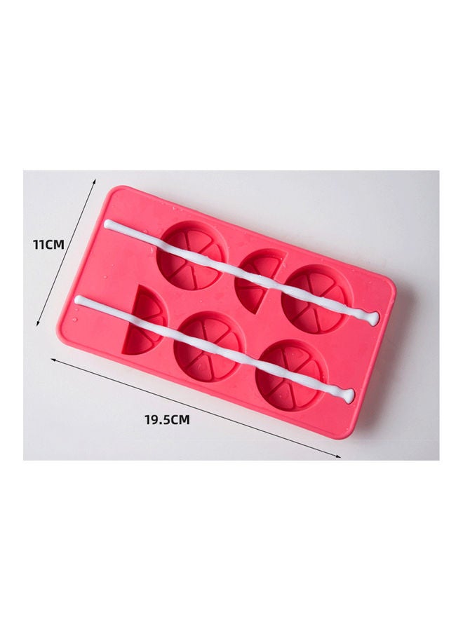 ديو كينج Silicone Ice Cream and Popsicle Mold With Stick Pink  - Image 2