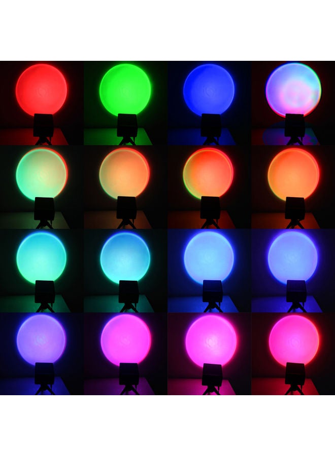Sunset Projection Lamp USB Powered Remote Control for Living Room Bedroom Studio Decor 17.5 x 8 x 14.5cm Black  - Image 2