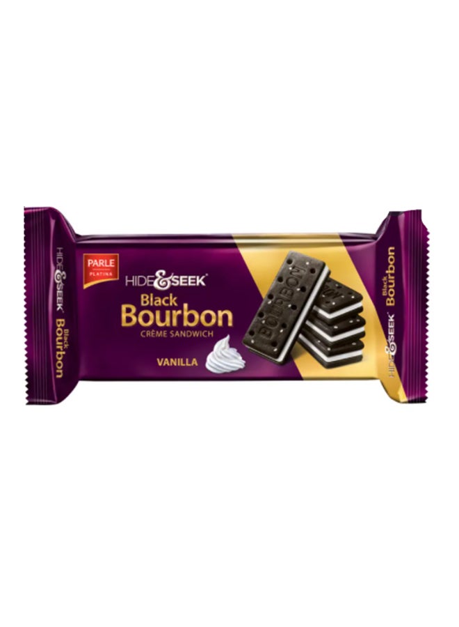 Parle Platina Hide And Seek Black Bourbon Vanilla Cream Sandwich 100grams  - Image 1