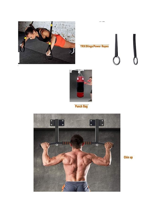 ماكس سترينث قضيب معدني متعدد الوظائف لتمارين العقلة يثبت على الحائط 97سم - Image 3