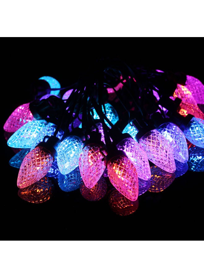 ماركة غير محددة شريط إضاءة ذكي قابل للتعتيم ومضاد للماء بمعيار IP65 ، مزود بإضاءة LED بشكل فراولة وقابس أوروبي . متعدد الألوان . 5متر  - Image 4