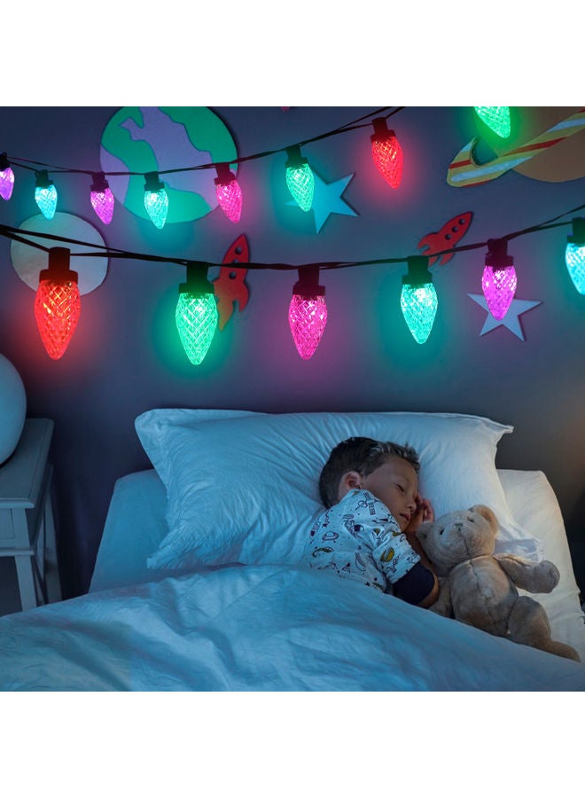 ماركة غير محددة شريط إضاءة ذكي قابل للتعتيم ومضاد للماء بمعيار IP65 ، مزود بإضاءة LED بشكل فراولة وقابس أوروبي . متعدد الألوان . 5متر  - Image 2