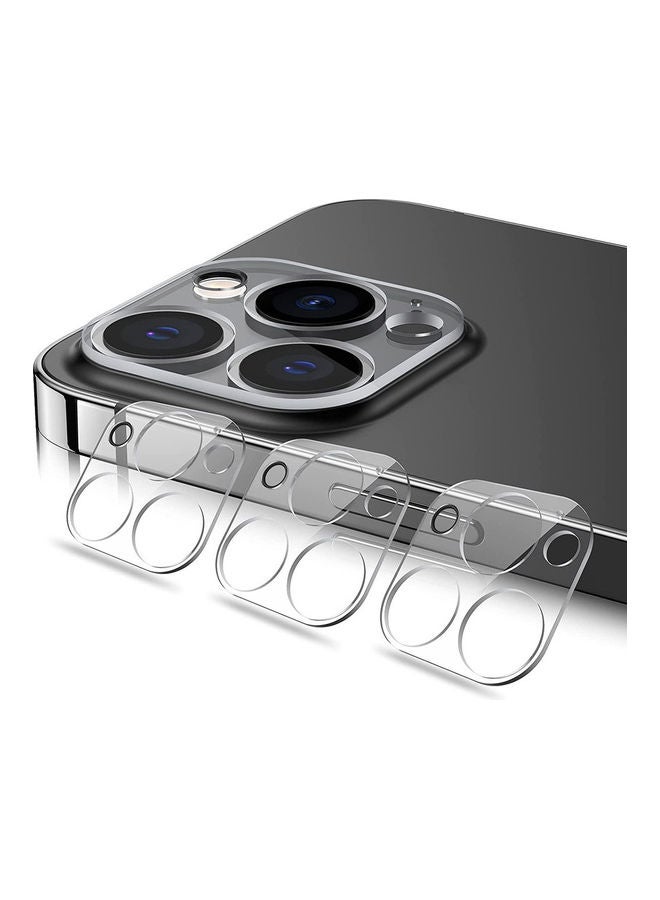 MOCOM 3-Piece Camera Protector Lens Glass For iPhone 13 Pro Max Clear - Image 1