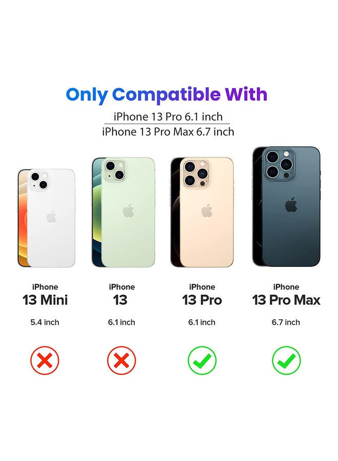 MOCOM 3-Piece Camera Protector Lens Glass For iPhone 13 Pro Max Clear - Image 2