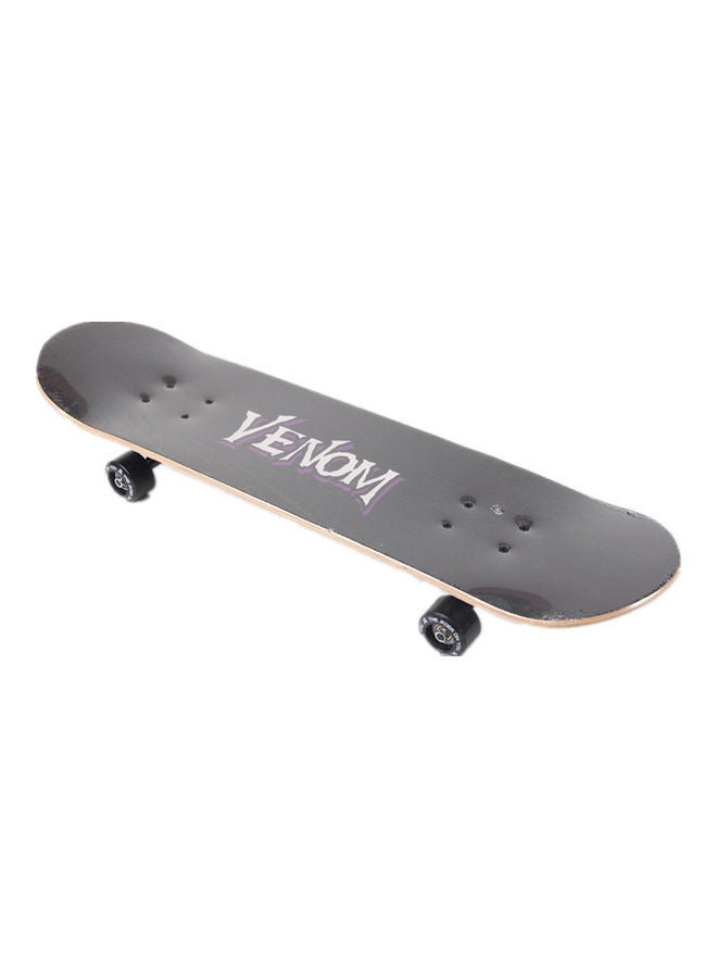 جوريكس لوح تزلج خشبي مزدوج الركل من سلسلة فينوم مع عجلة من بلاستيك PVC  وإطار من البلاستيك للبالغين . 79سم - Image 2