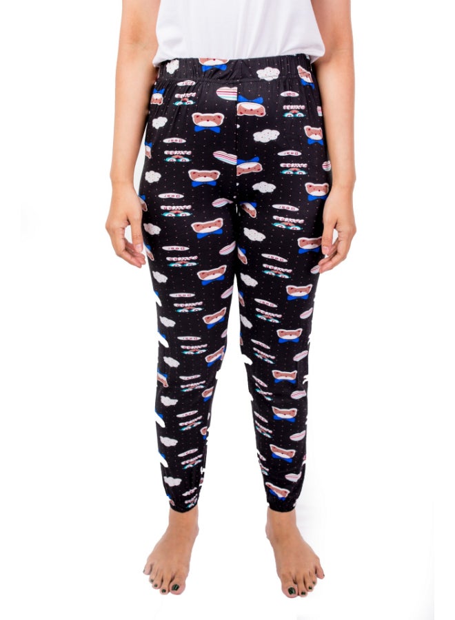 Miss London - Elasticated Printed Pyjama Multicolour - Image 1