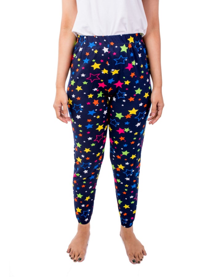 Miss London - Elasticated Printed Pyjama Multicolour - Image 1