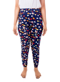 Miss London Elasticated Printed Pyjama Multicolour  - Image 1