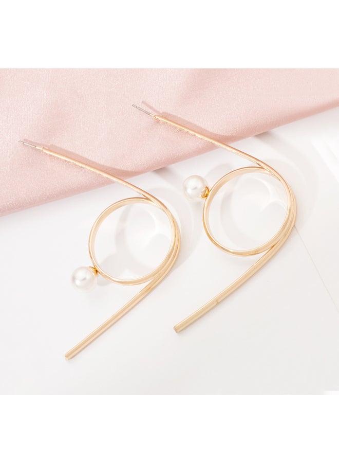 THE BLING STUDIO - Luxe Wire Metal Earrings - Image 1