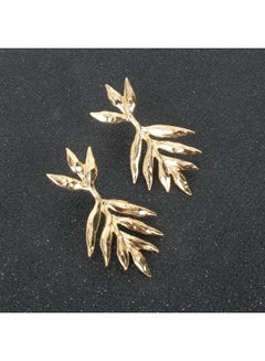 Luxe Gold Leaf Earrings