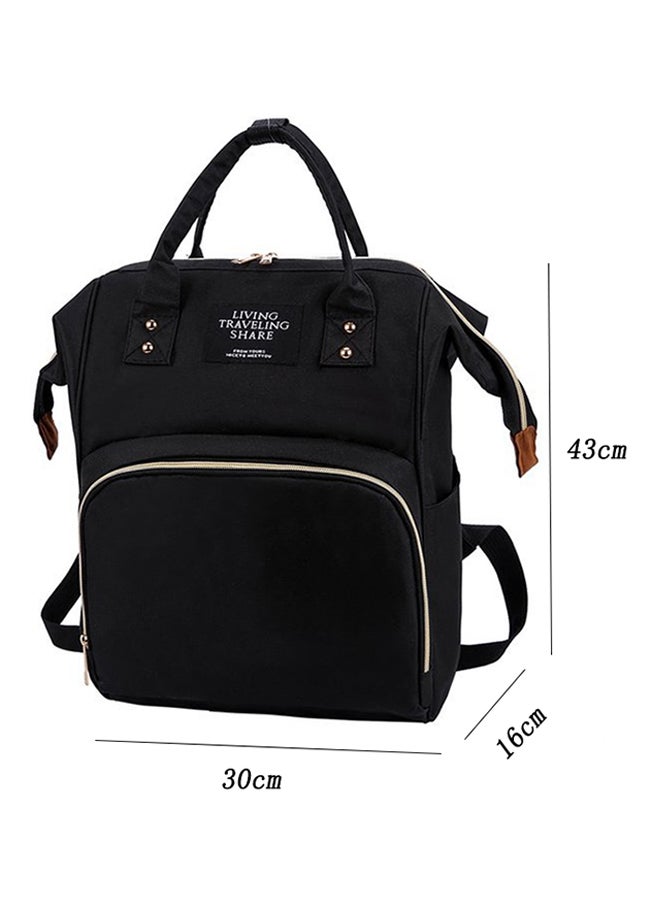 Generic - Multipurpose Maternity Diaper Backpack - Black - Image 1