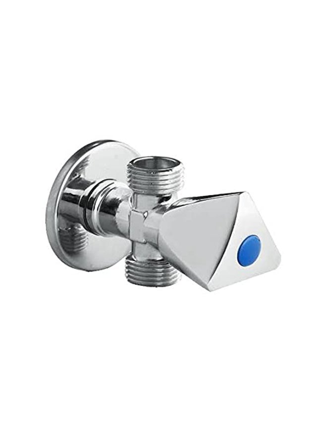 Two Way Angle Valve With Teflon Tape Silver/White/Blue 6inch  - Image 2
