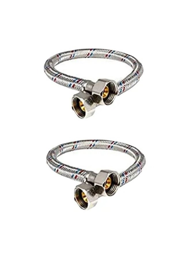 Water Heater Flexible Pipe Silver 60cm  - Image 3