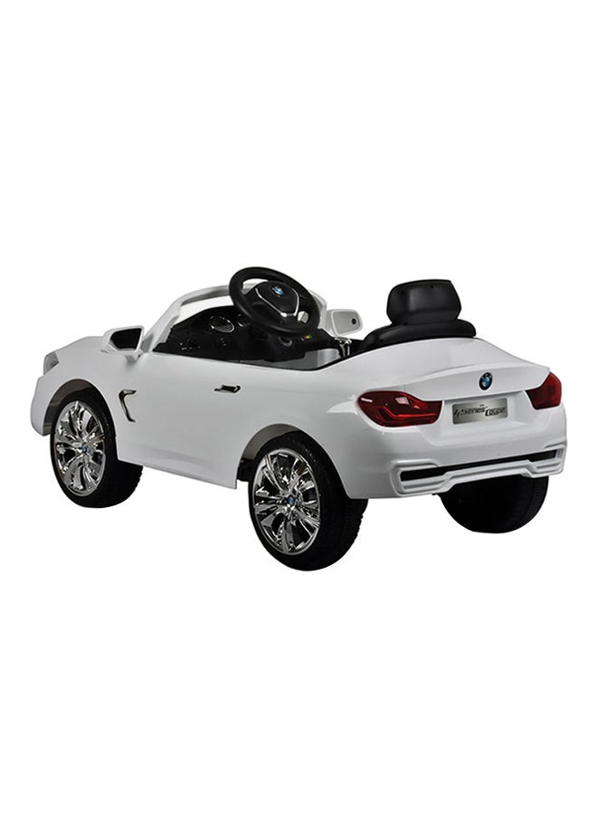 بيوينتي سيارة ركوب كهربائية بي ام دبليو للأطفال مع جهاز تحكم عن بعد سهلة الركوب بلون أبيض أبيض - Image 5