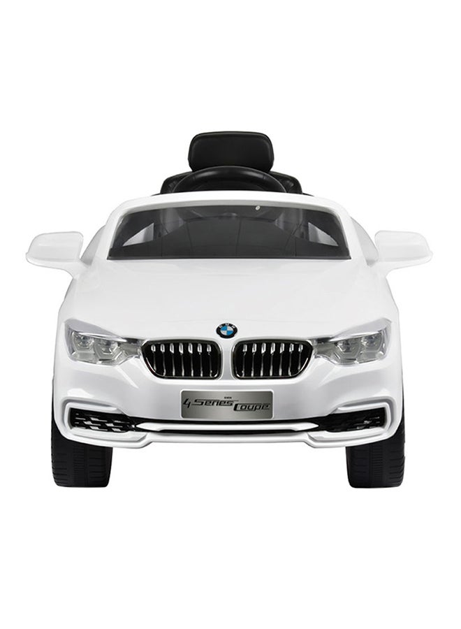 بيوينتي سيارة ركوب كهربائية بي ام دبليو للأطفال مع جهاز تحكم عن بعد سهلة الركوب بلون أبيض أبيض - Image 2