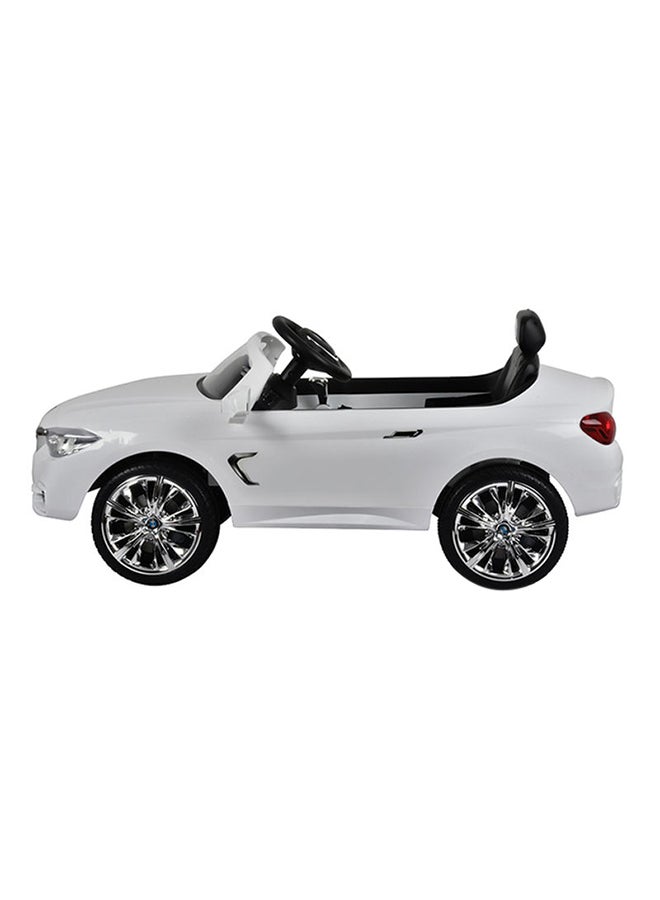 بيوينتي سيارة ركوب كهربائية بي ام دبليو للأطفال مع جهاز تحكم عن بعد سهلة الركوب بلون أبيض أبيض - Image 3