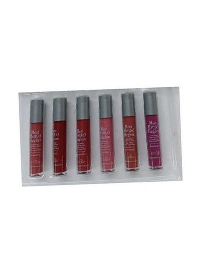 روينزا مجموعة أحمر شفاه غير لامع مكونة من 6 قطع متعدد الألوان - Image 1