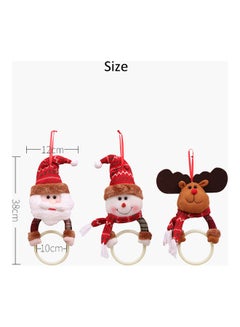 Arabest Santa Claus Towel Ring for Bathroom Red/White 38 x 12 x 10cm  - Image 4