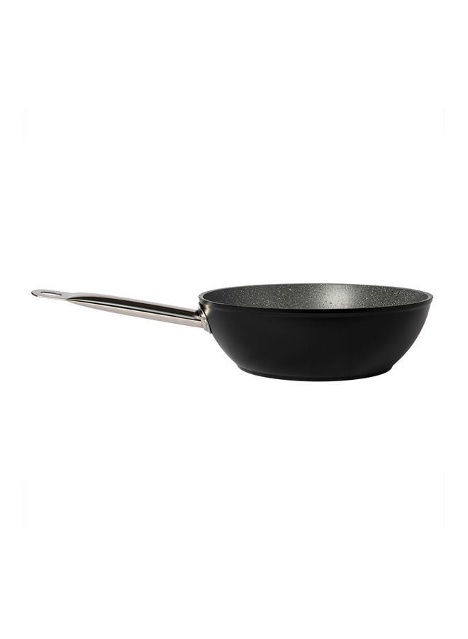Serenk PFOA Free Granite Exellence 3.90 Quart Dishwasher Safe Capsulated Bottom Wok Non-Stick Frying Pan Granite 3.90 Quartcm - Image 3