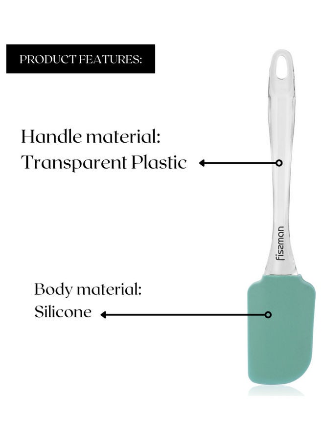 Fissman Spatula With Transparent Handle Green/Clear - Image 2
