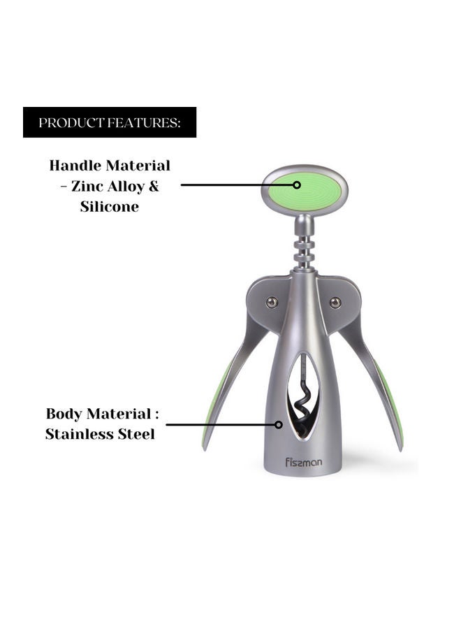 Luminica Series Corkscrew Green/Grey 17.5cm