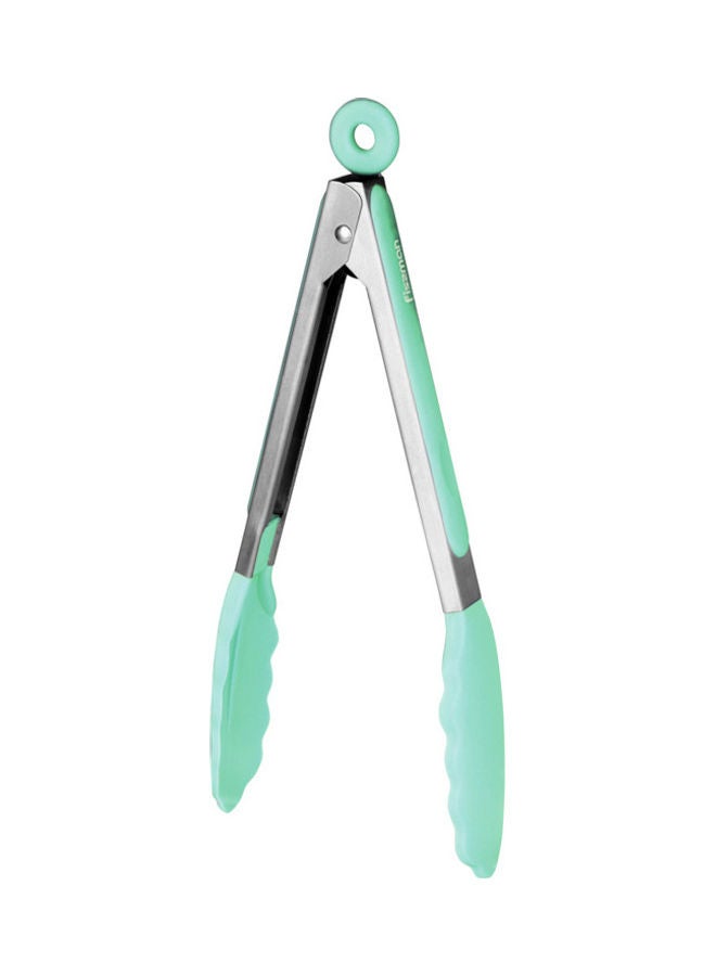 Fissman Kitchen Tongs With Handle Mint Green/Grey 23cm - Image 1