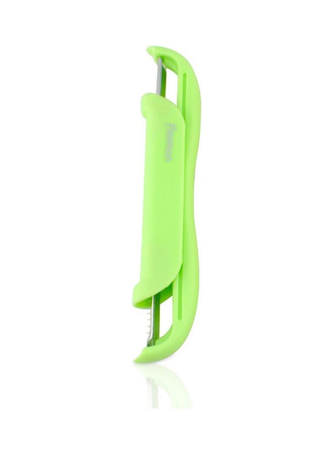 Fissman - High-Quality Vegetable P-Peeler With 2 Blades Green 15cm - Image 1