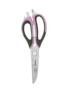 Multifunction Stainless Steel Kitchen Scissors Purple/Silver 23cm