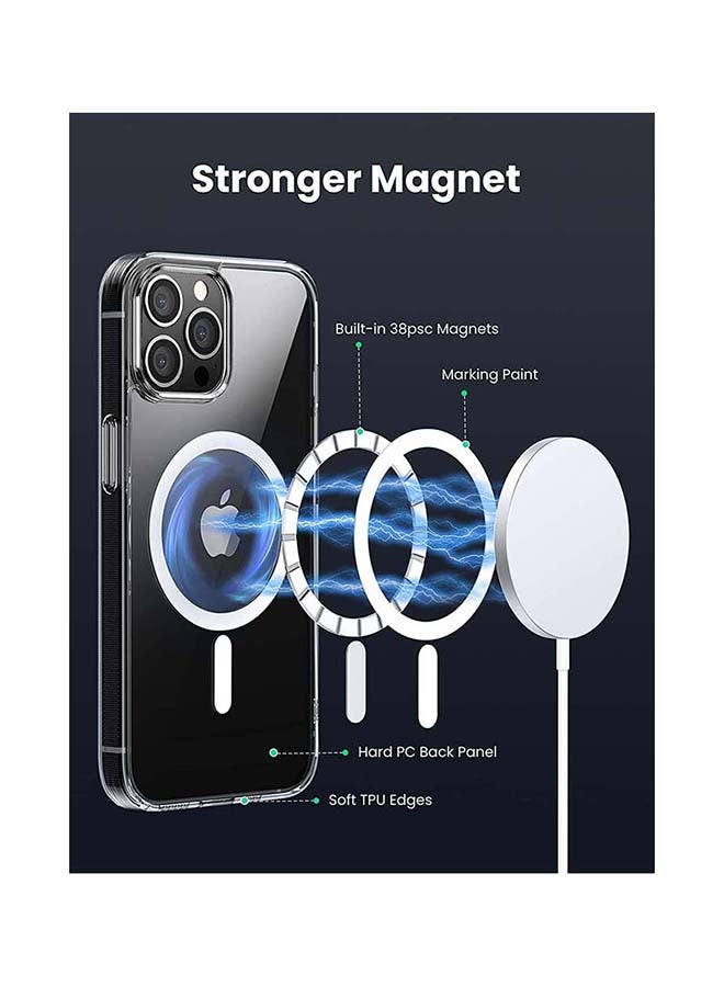 AMERTEER Protective Case Cover For Apple iPhone 13 Pro Max 6.7 inch With Mag Safe Clear - Image 2