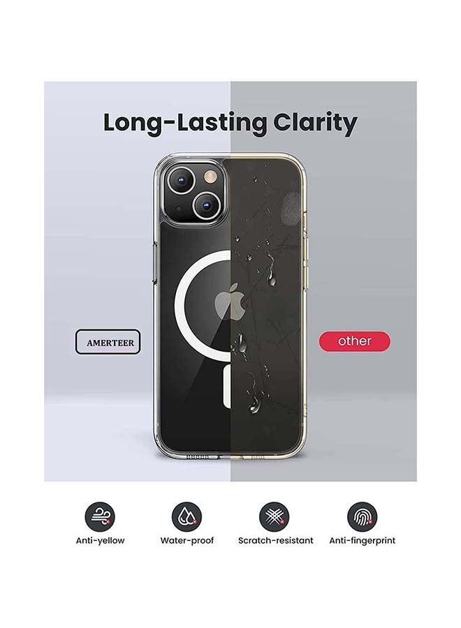 AMERTEER Protective Case Cover For Apple iPhone 13 Pro Max 6.7 inch With Mag Safe Clear - Image 4