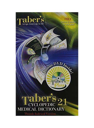 Package of Taber's Cyclopedic Medical Dictionary Thumb-indexed Version+ Taber'sPlus DVD + Taber's Electronic, Version 4.0 on DVD Paperback English - v1634117097/N38966763A_1