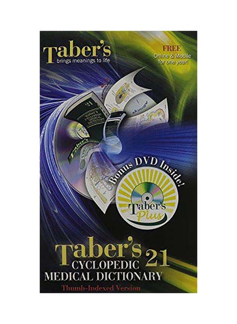 Package of Taber's Cyclopedic Medical Dictionary Thumb-indexed Version+ Taber'sPlus DVD + Taber's Electronic, Version 4.0 on DVD Paperback English
