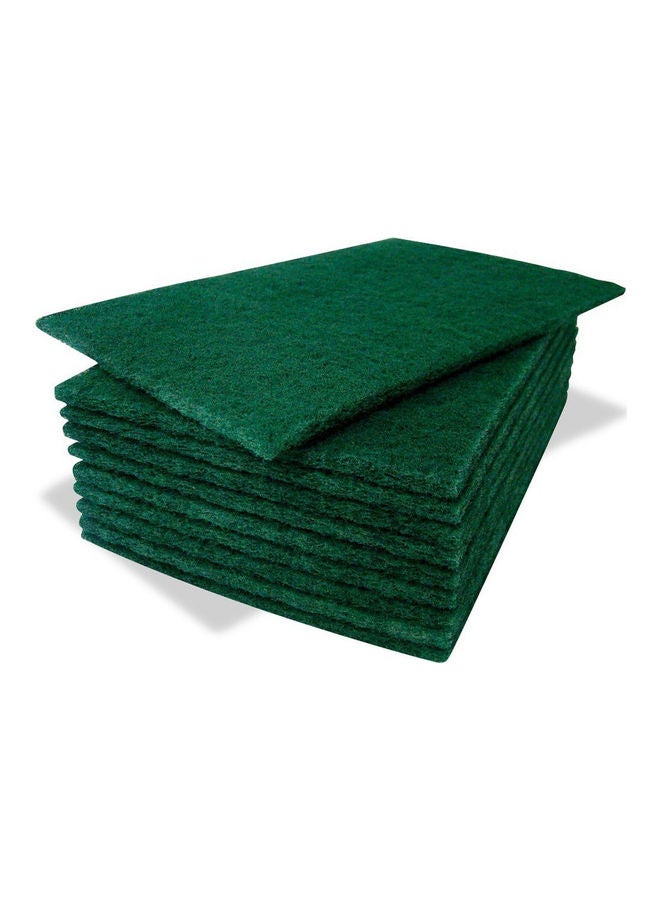 Abrasive Technologies - 10-Piece Heavy Duty Scouring Pad Green - Image 1