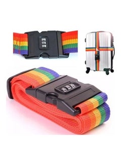MARGOUN 2-Piece 3-Digit Lock Combination Luggage Belt Set Multicolour  - Image 2
