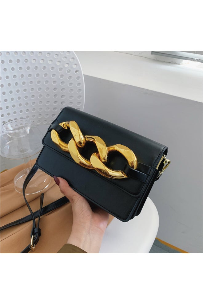 Lady Hand Bag Korea Style Purses Fashion Handbag Rup Art Black  - Image 2