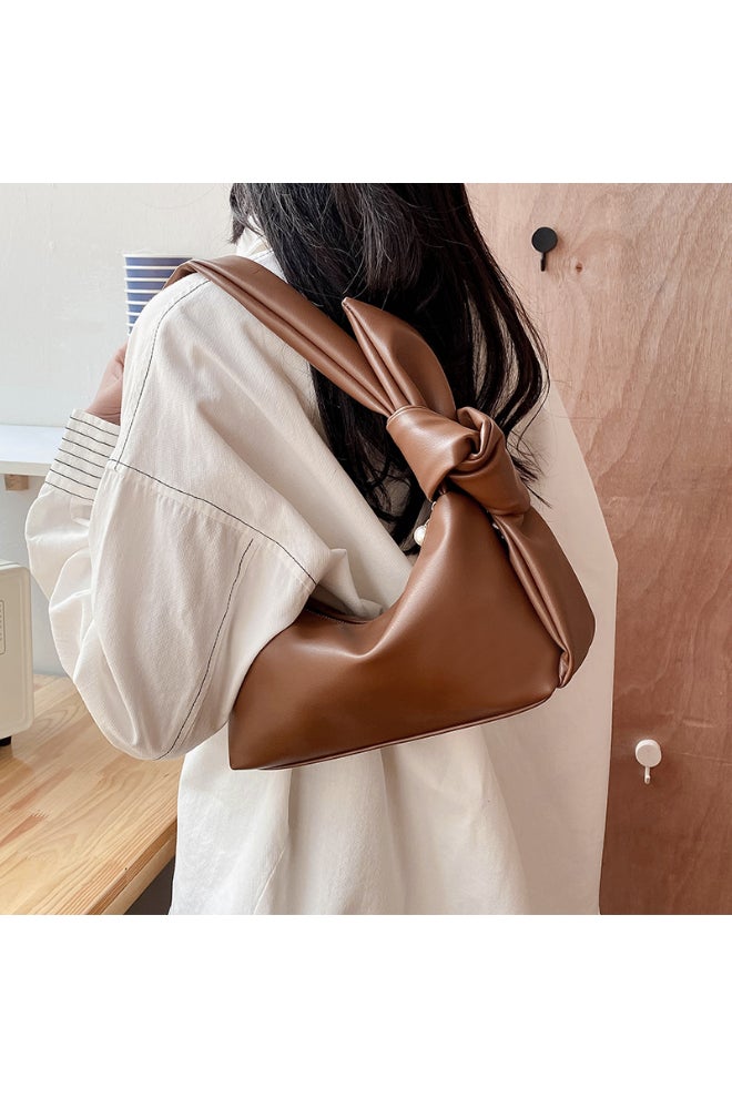 Ladies Cute Shoulder Beg Brown  - Image 3
