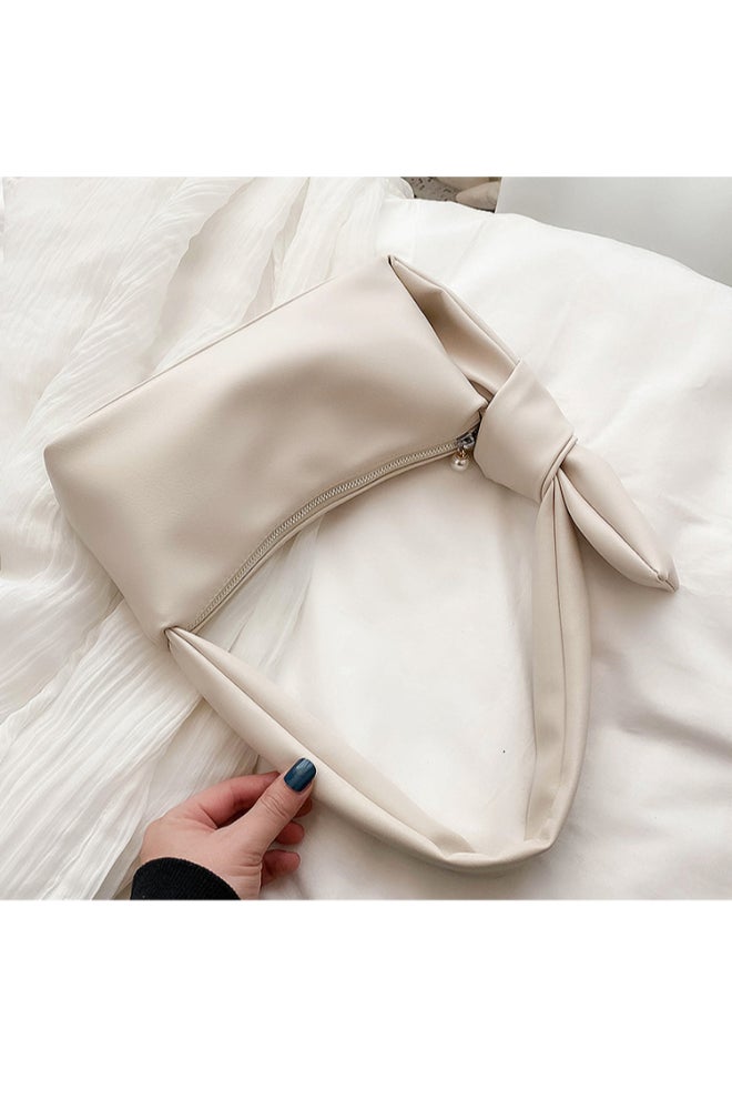 Ladies Cute Shoulder Beg Beige  - Image 4
