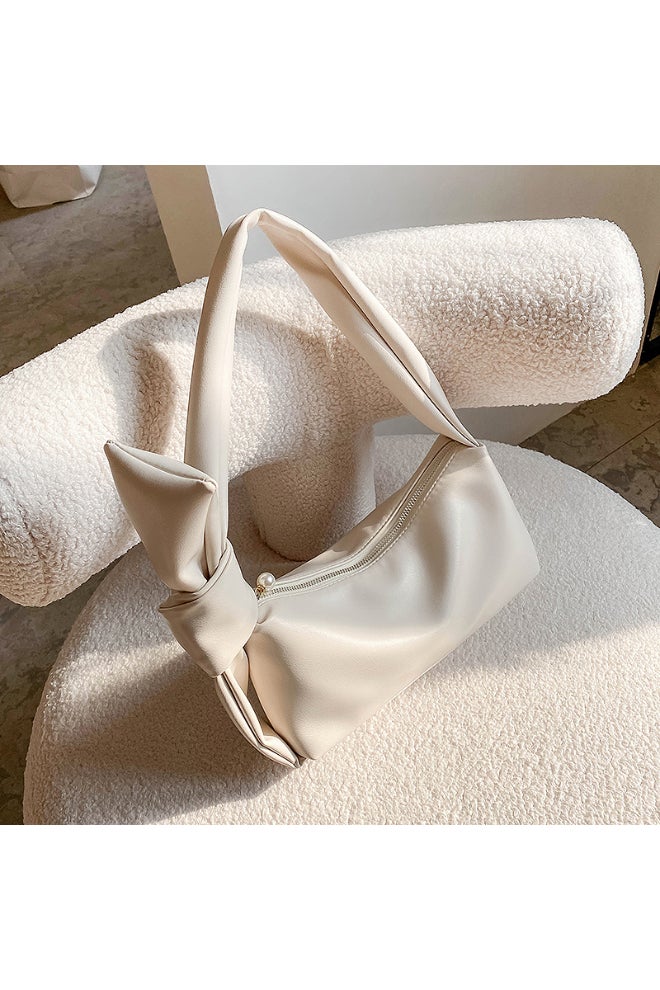Ladies Cute Shoulder Beg Beige  - Image 3