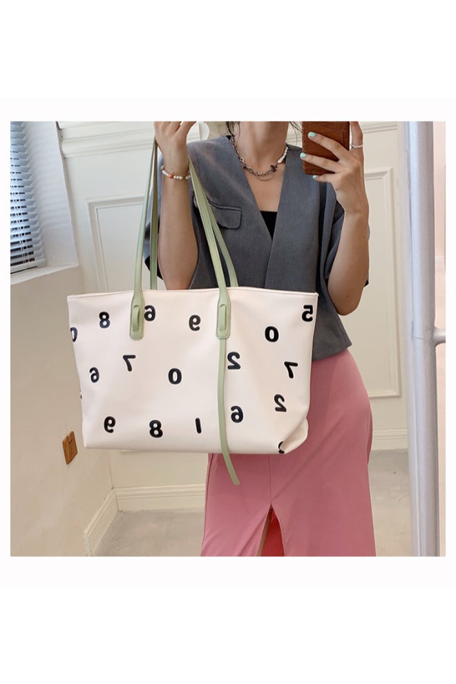 Ladies Cute Shoulder Beg Beige  - Image 2