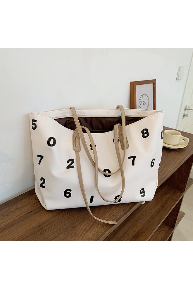 Ladies Cute Shoulder Beg Beige/Brown/Black  - Image 5
