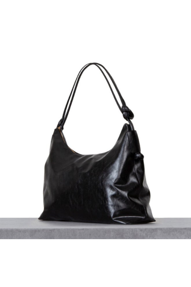 Large Capacity Leisure Shoulder Bag Black  - Image 2