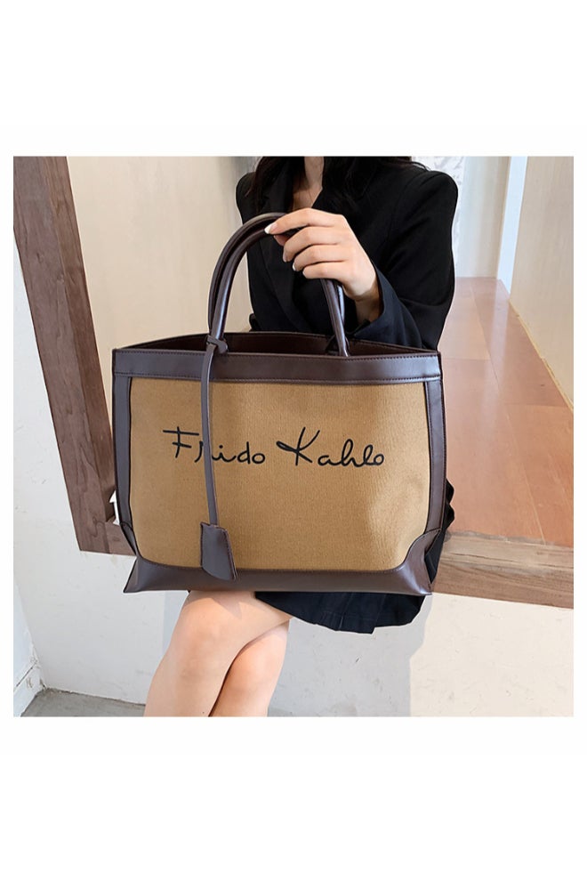 Fashion Designer satchel Bag Brown - Image 2