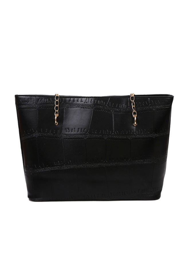 Big Bag 2021 Portable Shoulder Bag Black  - Image 1
