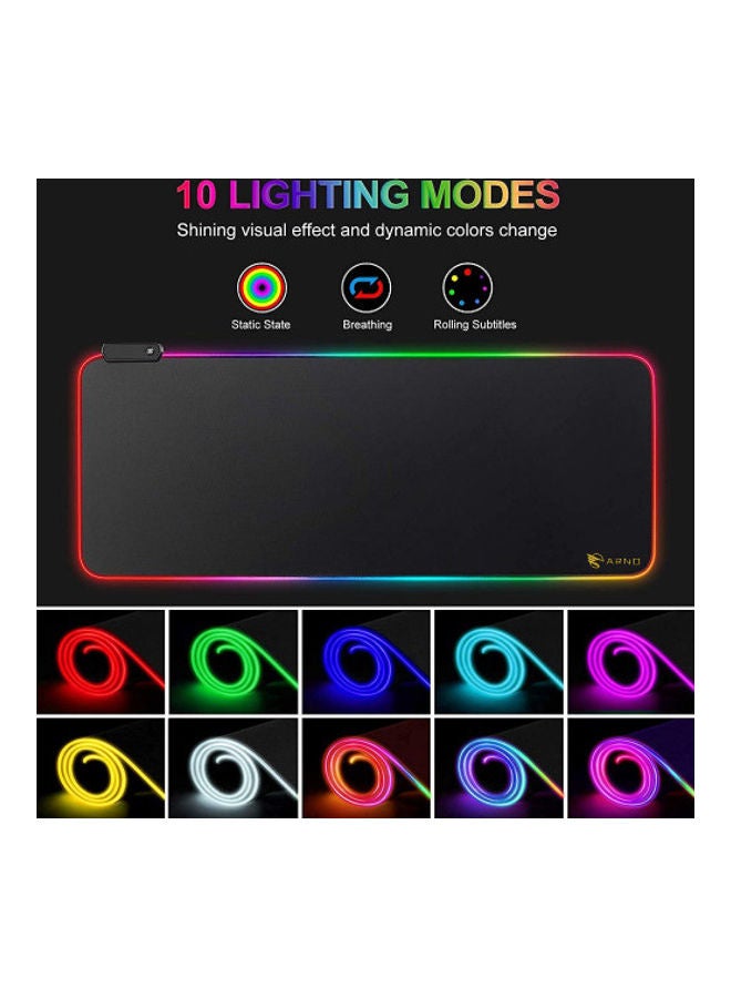 RGB Gaming LED Extended Keyboard And Mouse Pad With Anti-Slip Rubber Base Extra Large 300 x 800mm -wired - v1634122902/N51346172A_7