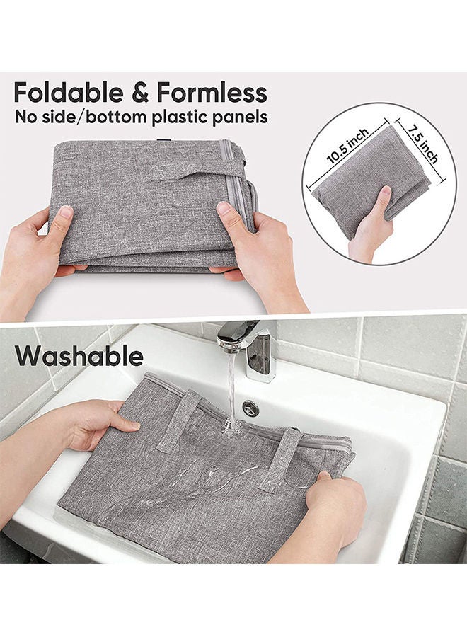 Generic Large Blanket Clothes Storage Bag Grey 60x45x26cm  - Image 3