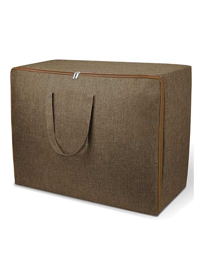 Generic Large Blanket Clothes Storage Bag Brown 60x45x26cm  - Image 1