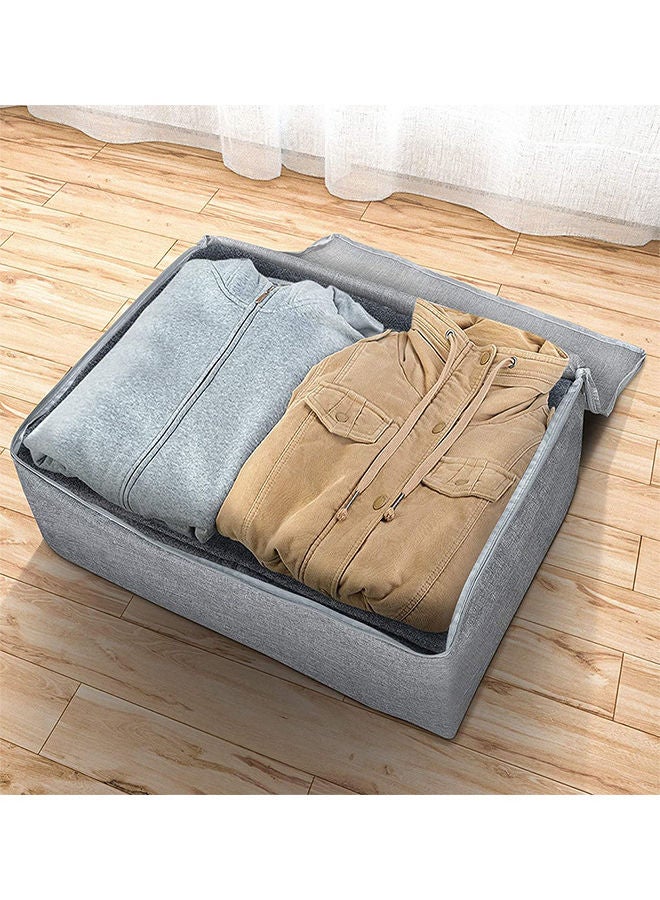 Large Blanket Clothes Storage Bag Grey 60x45x26cm